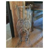 Metal Grey Plant Stand 37"h