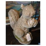 Concrete Squirell 9"h