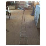 White Metal Decor 40"h