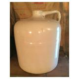 White Crock Jug 11"h