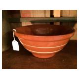 Banded Mixing Bowl 9"d x 4"h