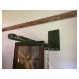 Wood Green Barn Lantern Holder 29"d x 12"h