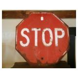 Steel Stop Sign- Embossed 2