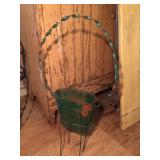 Cemetery Basket w/ Stakes 30"h