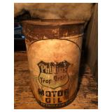 Philips Trop Artic Oil Can 6.5"d x 9.75"h