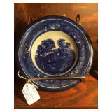 Flow Blue Plate 7.5"d