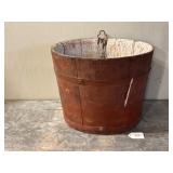 Red Vermont Maple Sap Bucket
