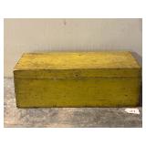 Mustard Painted “Falcon Tool Chests” Box