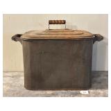 Small Tin Boiler w/ Wooden Handles