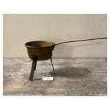 19th Century Brass and Iron Posnet