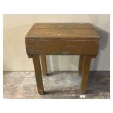 Homemade Brown over Green Stool