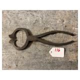 19th Century Hand Wrought Sugar Nippers