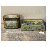 Tea Tin and Biscuit Tin