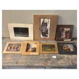 7 Matted and Unframed Prints