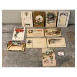 11 Early 1900’s Christmas Postcards