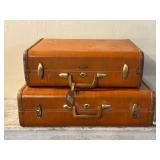 2 Vintage Samsonite Hard-Shell Suitcases
