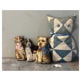 Vintage Patchwork and Printed Design Cats and Dogs