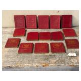  15 Vintage 1920 Little Leather Library Books