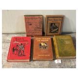 5 Books, Date From 1909 to 1950