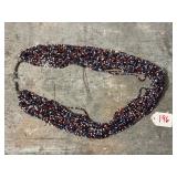 Southwest Indian Multi Strand Beaded Necklace