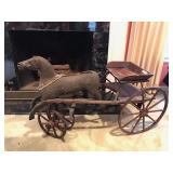 Victorian Child's Horse and Buggy