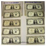 LARGE Selection of Silver Certificate $1.00 Bills Located Inside - Auction Estimate $50-$100 each