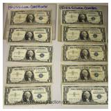 LARGE Selection of Silver Certificate $1.00 Bills Located Inside - Auction Estimate $50-$100 each