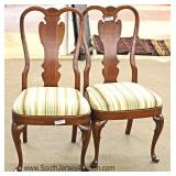 “Set of 6” Queen Anne Mahogany Dining Room Chairs by "Pennsylvania House Furniture" Located Inside -