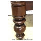 ANTIQUE Burl Mahogany Victorian Chest with Step Up Glove Boxes Located Inside - Auction Estimate $20