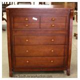 CONTEMPORARY Cherry High Chest Located Inside - Auction Estimate $100-$300scription