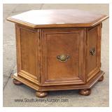 Cherry Octagon Stand by "Ethan Allen Furniture" Located Dock - Auction Estimate $50-$100