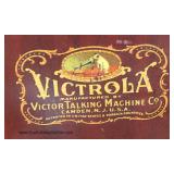 2 Piece Mahogany Victrola with Case Located Dock - Auction Estimate $100-$200