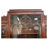- BEAUTIFUL - Mahogany Chippendale Style 2 Piece Breakfront Located Inside - Auction Estimate $200-$