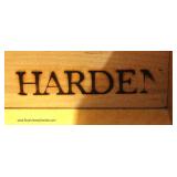 - LIKE NEW - SOLID Cherry Queen Anne Full Bonnet High Boy by "Harden Furniture" Located Inside - Auc