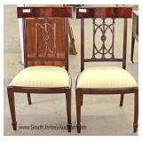 PAIR Mahogany Hepplewhite Style Side Chairs Located Inside - Auction Estimate $50-$100