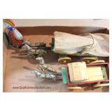 VINTAGE Press Tin Toys Located Inside - Auction Estimate $30-$80