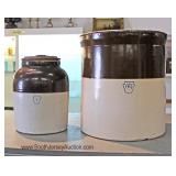 SELECTION of Pottery Crocks Located Inside - Auction Estimate $100-$200