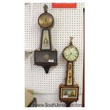 LARGE Selection of Clocks Including Mantles, Regulators, Banjo Styles and Others Located Inside - Au