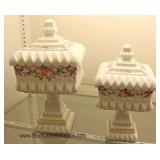 Selection Fenton, Cover Candy Dishes, Bowls & Other Located Inside - Auction Estimate $20-$60