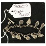 STERLING Charm Bracelet Located Inside - Auction Estimate $20-$40