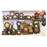 LARGE Selection of Clocks Including Mantles, Regulators, Banjo Styles and Others Located Inside - Au