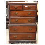  One of Several Mahogany High Chest 