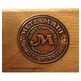  8 Piece Mahogany Country French Dining Room Set with 2 Leaves by "Metz Made Quality Furniture" 