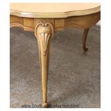  8 Piece Mahogany Country French Dining Room Set with 2 Leaves by "Metz Made Quality Furniture" 