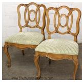  8 Piece Mahogany Country French Dining Room Set with 2 Leaves by "Metz Made Quality Furniture" 