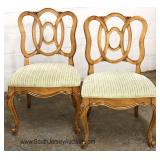  8 Piece Mahogany Country French Dining Room Set with 2 Leaves by "Metz Made Quality Furniture" 