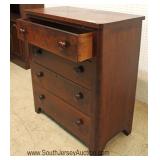  ANTIQUE 4 Drawer Chest 