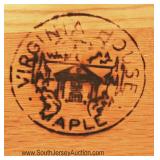  SOLID Maple ‘6 Drawer’ High Chest with Carved Stagecoach by "Virginia House Furniture" 