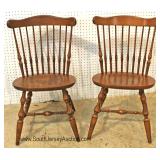 7 Piece Cherry Dining Room Table with 6 Chairs (4 Captains and 2 Side) by "Ethan Allen Furniture" 