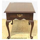  3 Piece Mahogany Queen Anne Living Room Table Set by "Ethan Allen Furniture" 